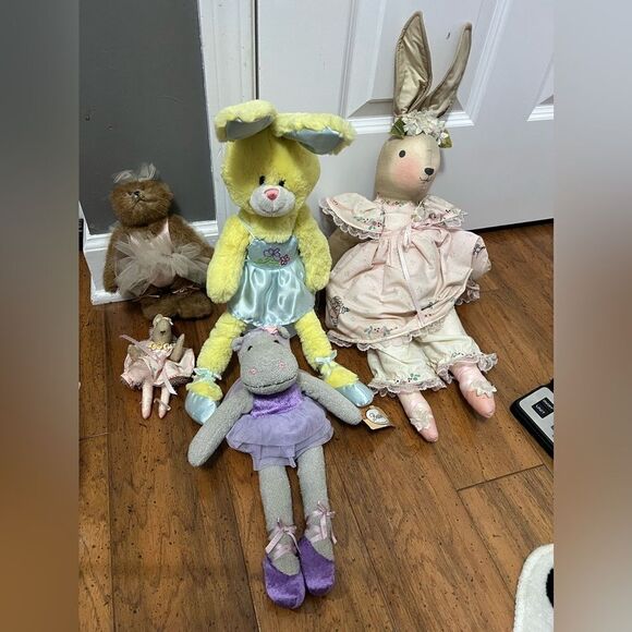 Vintage ballerina plush stuffed toys - Picture 1 of 16